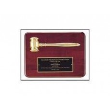 PG2782 Walnut Plaque with Gavel